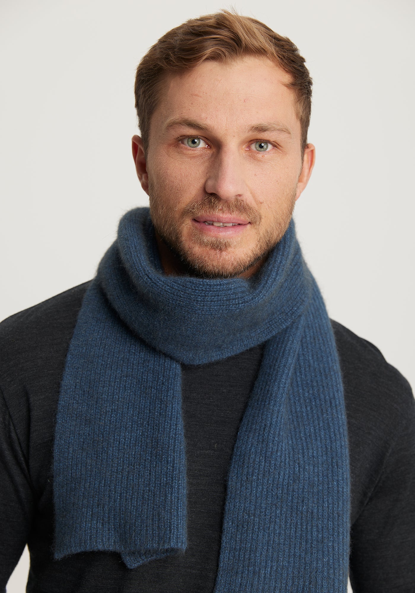 Bleep Scarf available shopology Christchurch, CBD. This is one of our most popular unisex scarves made from Untouched World's beautiful Ecopossum™ blend of Merino, possum and silk. It’s pill resistant and itch free which is great for round your neck area. Suitable for men or women, it will add a great finishing touch to your winter outfit.