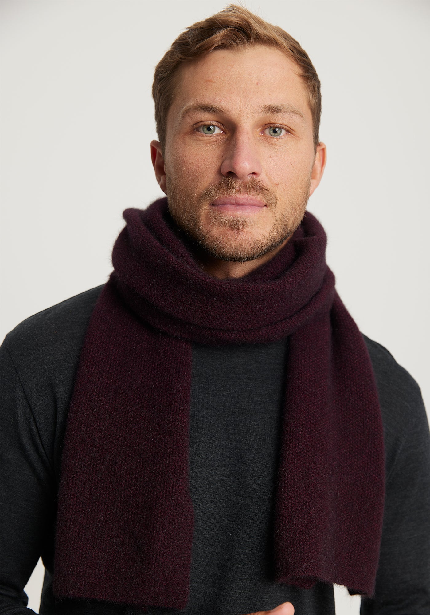 The Moss Scarf from Untouched World, available shopology Christchurch CBD. Wrap up in the Moss Scarf that’s as fashionable as it is cosy. Made from luxurious Ecopossum, it’s super warm, soft and won’t itch, making it perfect for sensitive skin. Made from Untouched World's exclusive Ecopossum™ blend of 50% Merino, 40% Possum and 10% Mulberry Silk Approximate dimensions: 25cm x 233cm Unisex Microplastic-free Made in New Zealand One Size