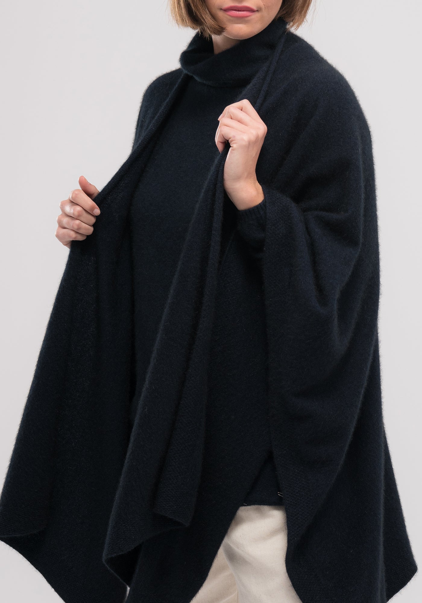 Luxurious Kapua Wrap, Untouched World, cashmere, possum & silk blend, eco & sustainable, Exclusive Kapua yarn, premium possum fibre blended with cashmere & mulberry Silk, luxuriously soft, lightweight, pill-resistant, itch free for sensitive skin, weightless warmth, pill-resistant, silky soft & comfortable, gift, women’s wear, knitwear, Made in New Zealand, stylish, washable, natural, eco-friendly, clothing, breathable, Shopology, local, Canterbury made, exclusive CBD