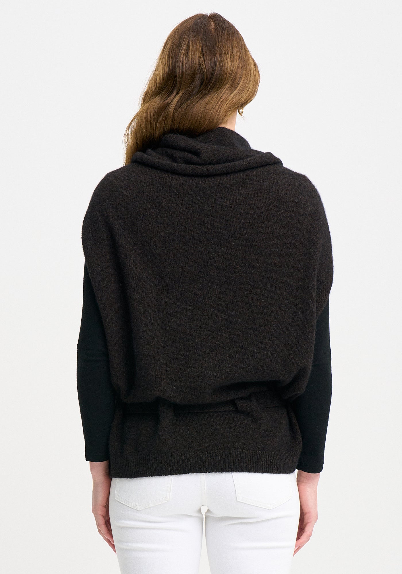 MerinoMink - Cassie Belted Cape