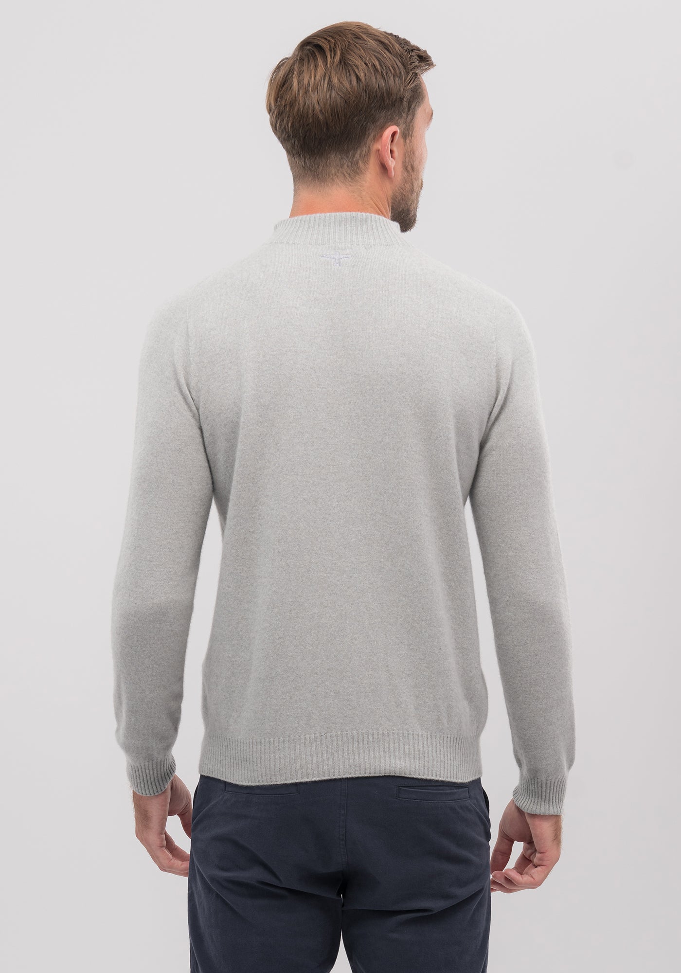 Untouched World, Cassum blend of merino, possum, cashmere & silk, luxurious, seasonal jumper, unisex, menswear, luxuriously soft, lightweight, pill-resistant, itch free for sensitive skin, weightless warmth, pill-resistant, silky soft & comfortable, gift, knitwear, Made in New Zealand, stylish, washable, natural, eco-friendly, clothing, breathable, biodegradable, Shopology, half-zip front jumper, Canterbury made, local, exclusive CBD, unisex