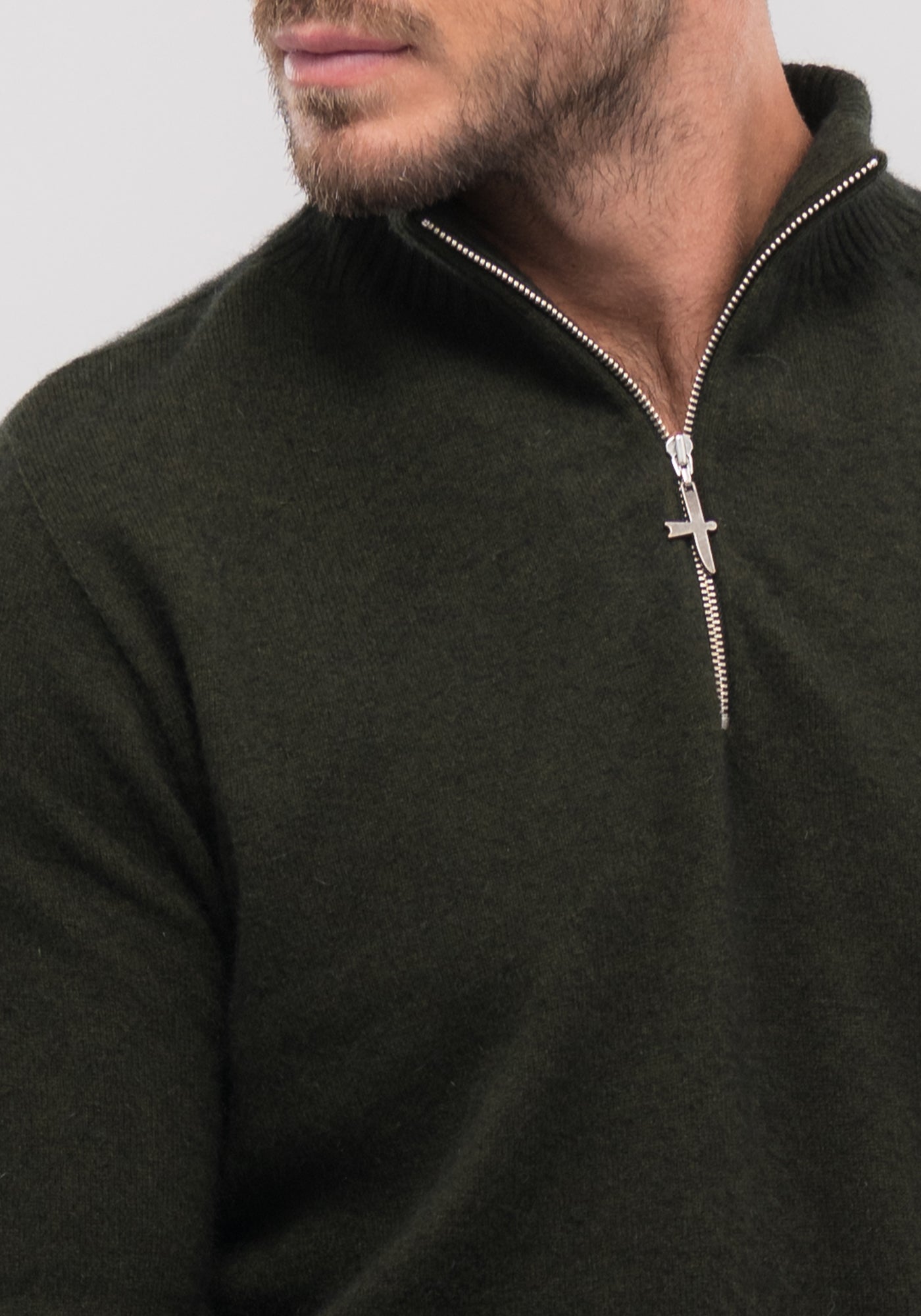 Untouched World, Cassum blend of merino, possum, cashmere & silk, luxurious, seasonal jumper, unisex, menswear, luxuriously soft, lightweight, pill-resistant, itch free for sensitive skin, weightless warmth, pill-resistant, silky soft & comfortable, gift, knitwear, Made in New Zealand, stylish, washable, natural, eco-friendly, clothing, breathable, biodegradable, Shopology, half-zip front jumper, Canterbury made, local, exclusive CBD, unisex