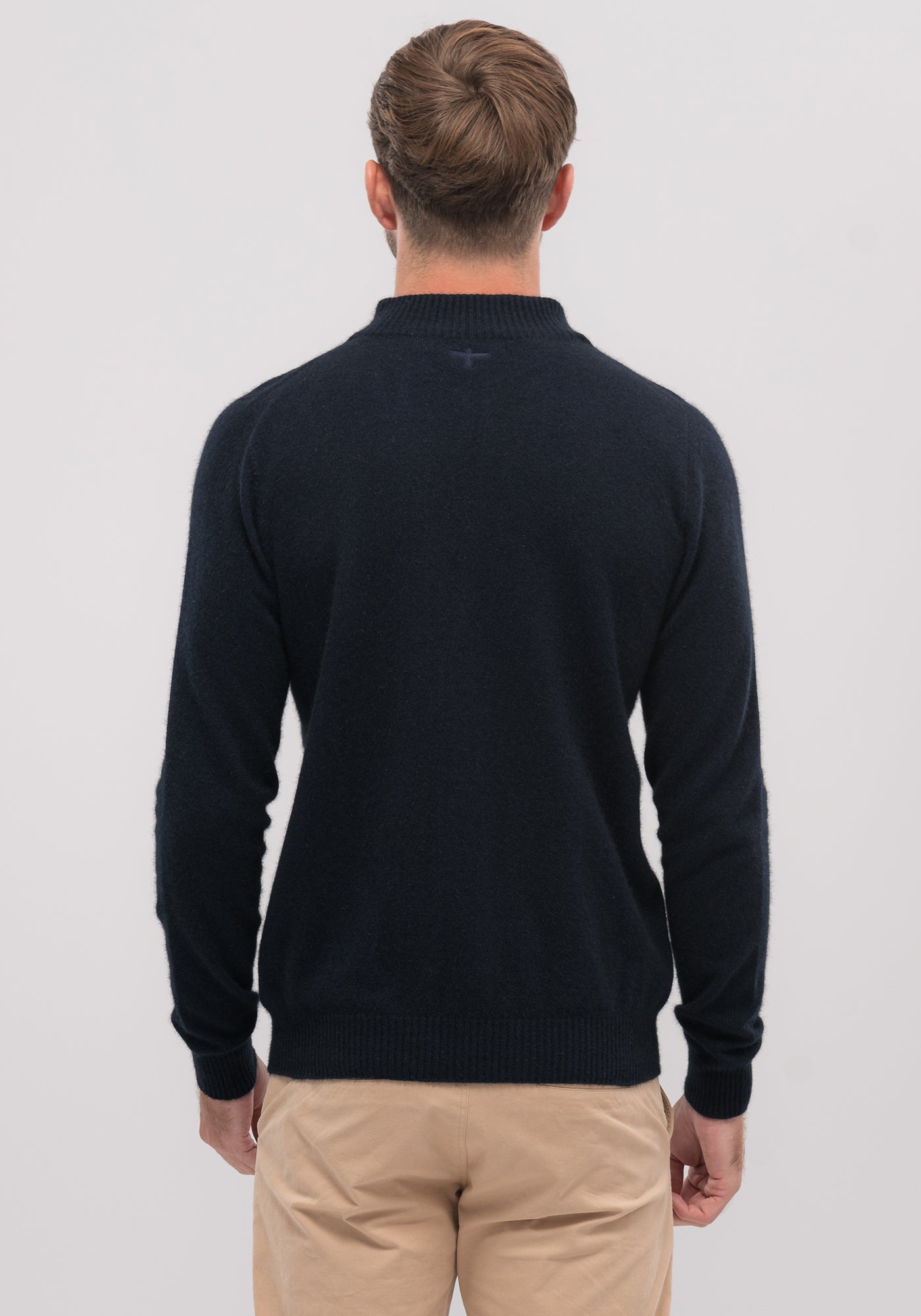 Untouched World, Cassum blend of merino, possum, cashmere & silk, luxurious, seasonal jumper, unisex, menswear, luxuriously soft, lightweight, pill-resistant, itch free for sensitive skin, weightless warmth, pill-resistant, silky soft & comfortable, gift, knitwear, Made in New Zealand, stylish, washable, natural, eco-friendly, clothing, breathable, biodegradable, Shopology, half-zip front jumper, Canterbury made, local, exclusive CBD, unisex