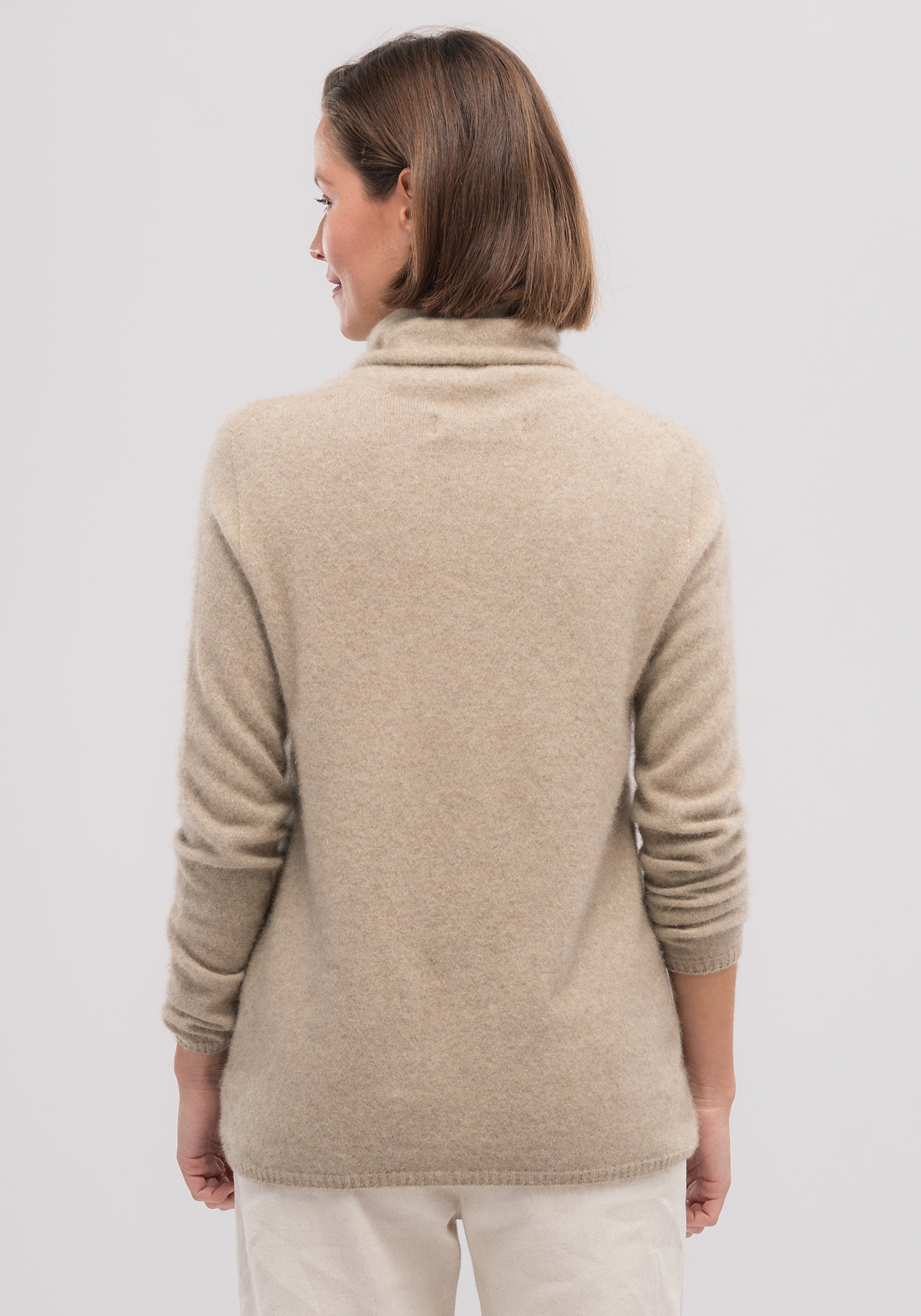 Untouched World, cashmere, possum & silk blend, eco & sustainable, Exclusive Kapua yarn, premium possum fibre blended with cashmere & mulberry Silk, luxuriously soft, lightweight, pill-resistant, itch free for sensitive skin, weightless warmth, pill-resistant, silky soft & comfortable, gift, women’s wear, knitwear, Made in New Zealand, stylish, washable, natural, eco-friendly, clothing, breathable, biodegradable, Shopology, float sweater, roll neck, exclusive CBD, local, Canterbury made