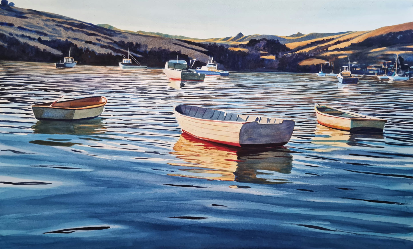 Autumn Light, Akaroa Harbour