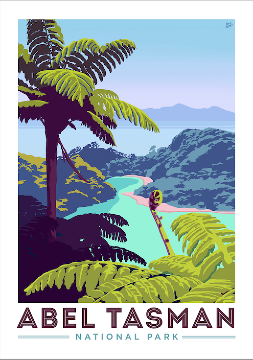 LoveThyLand Artwork - various sizes, towns and collections