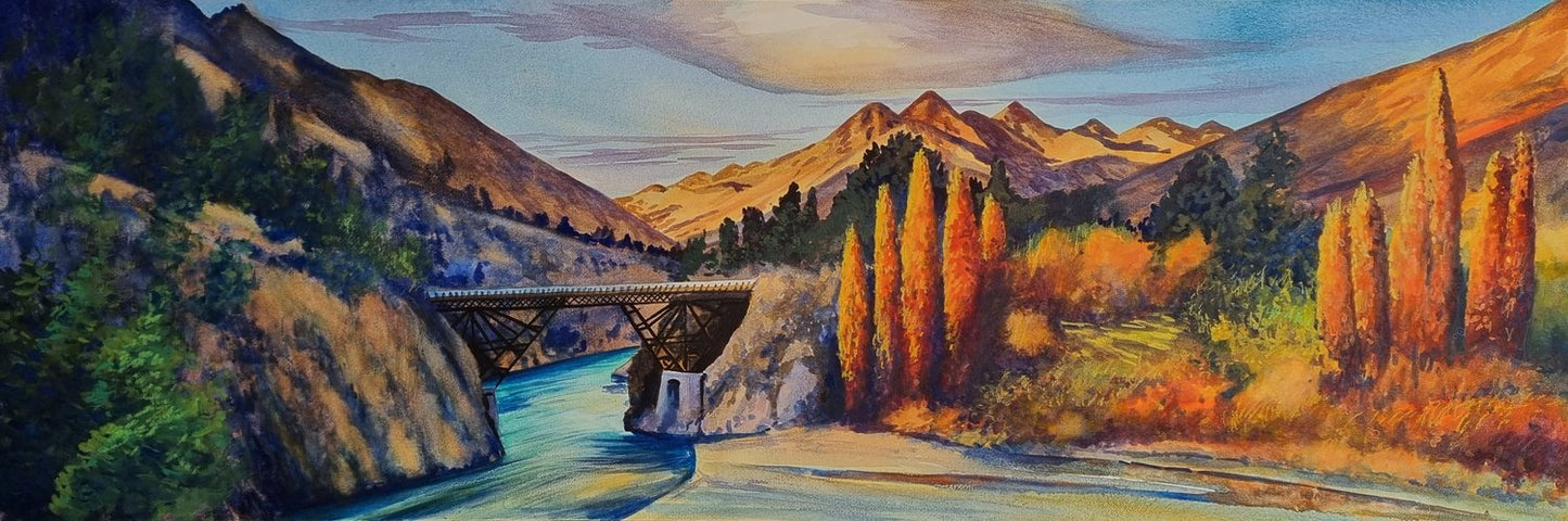 Autumn Hues, Waiau Ferry Bridge