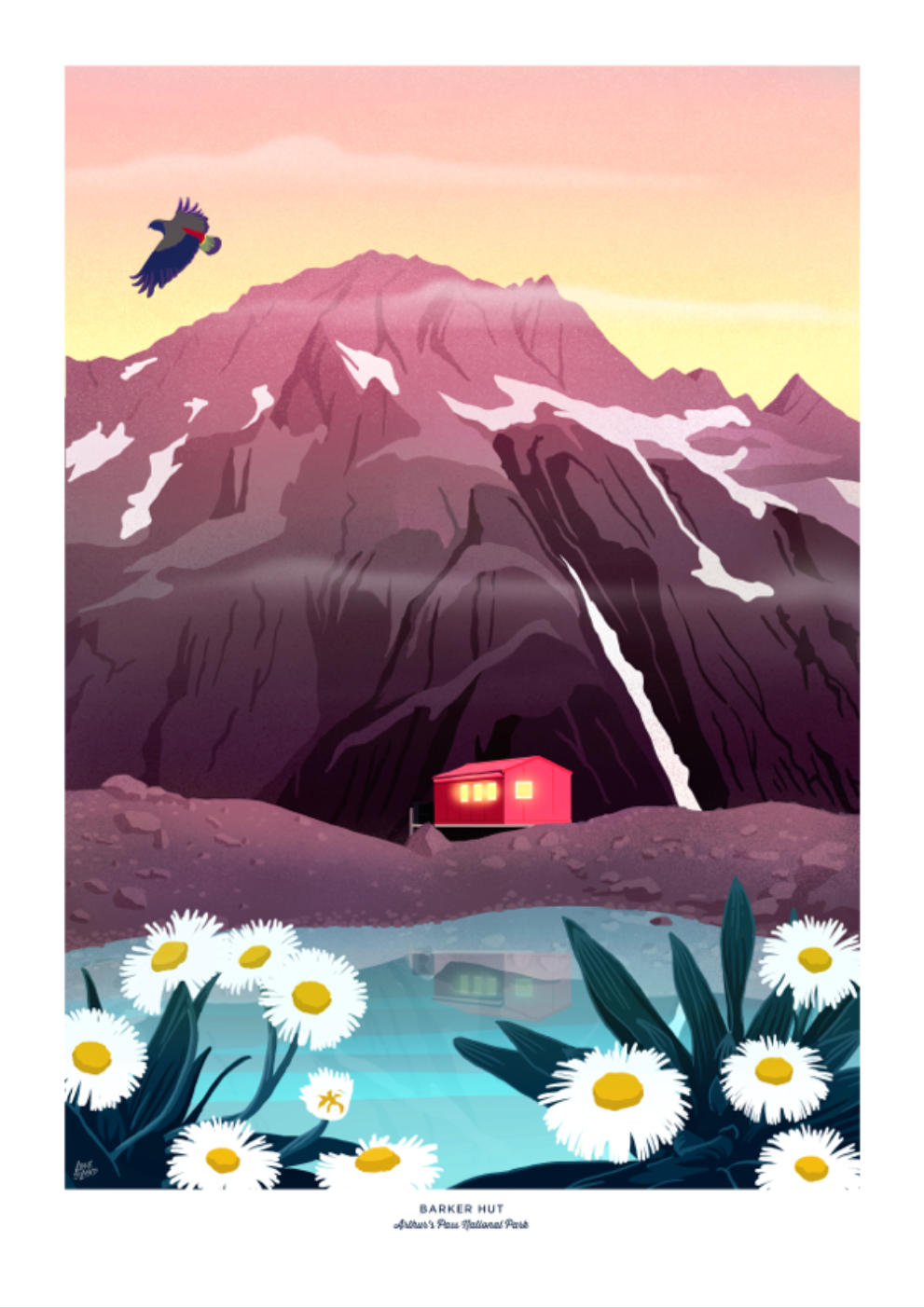 LoveThyLand Artwork - various sizes, towns and collections