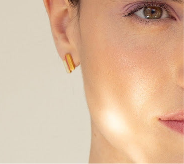 Palette Gold Earrings Small