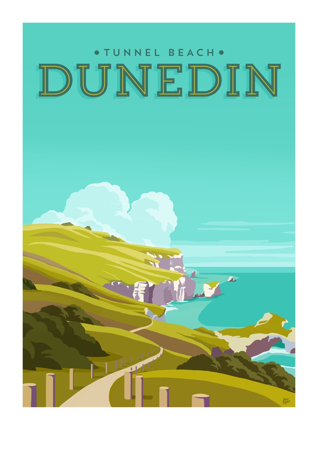 LoveThyLand Artwork - various sizes, towns and collections