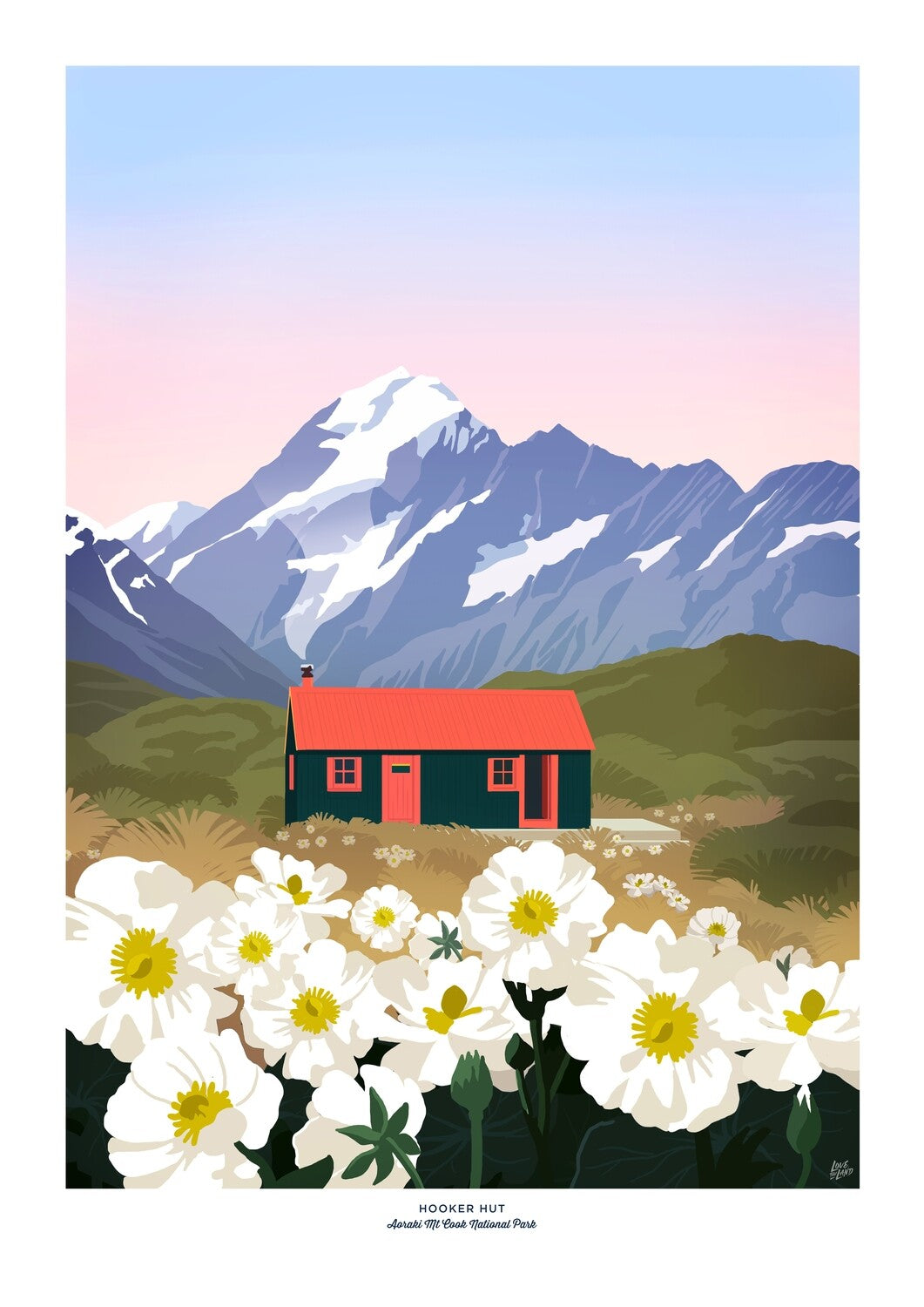 LoveThyLand Artwork - various sizes, towns and collections