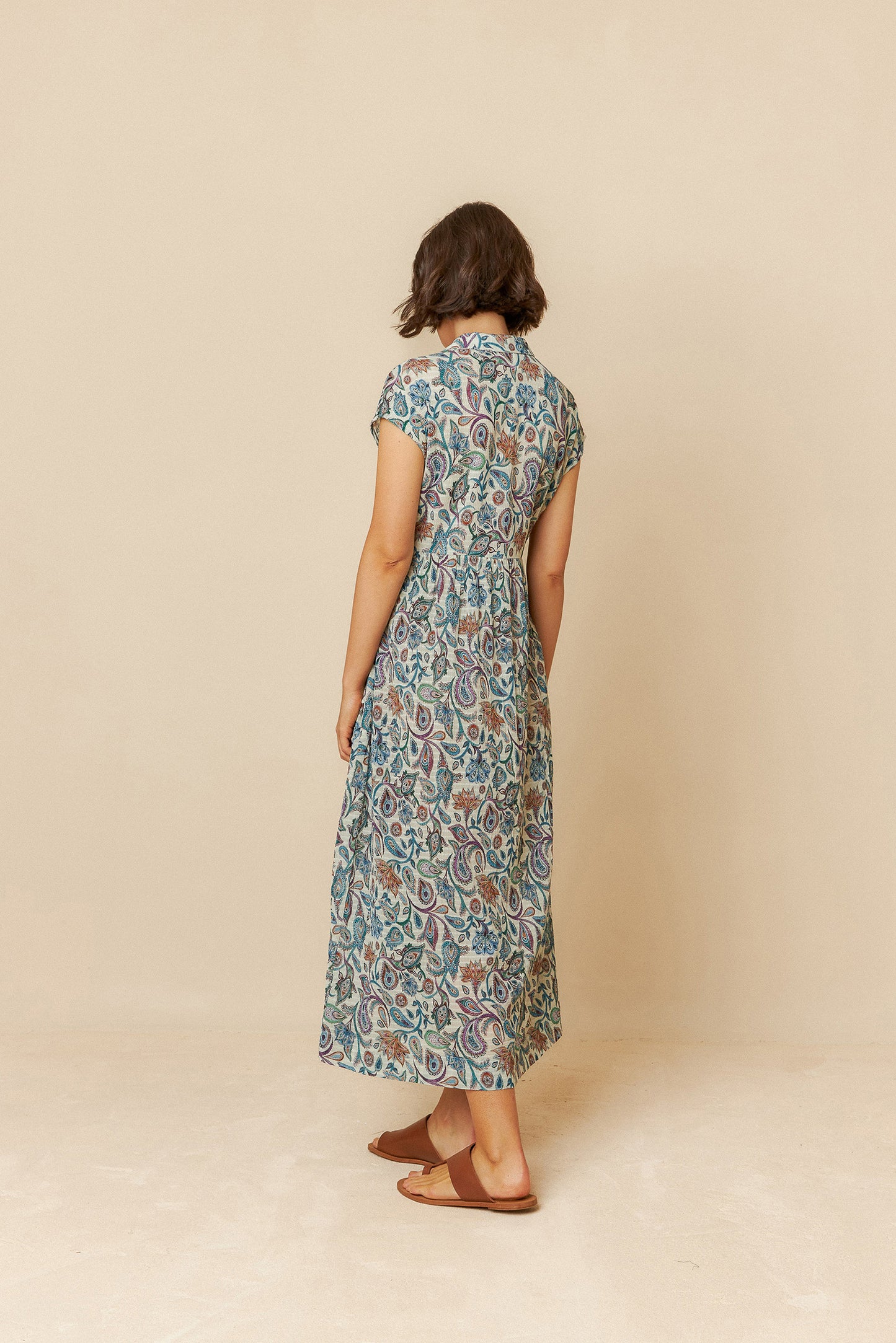 Paisley Wrap Dress