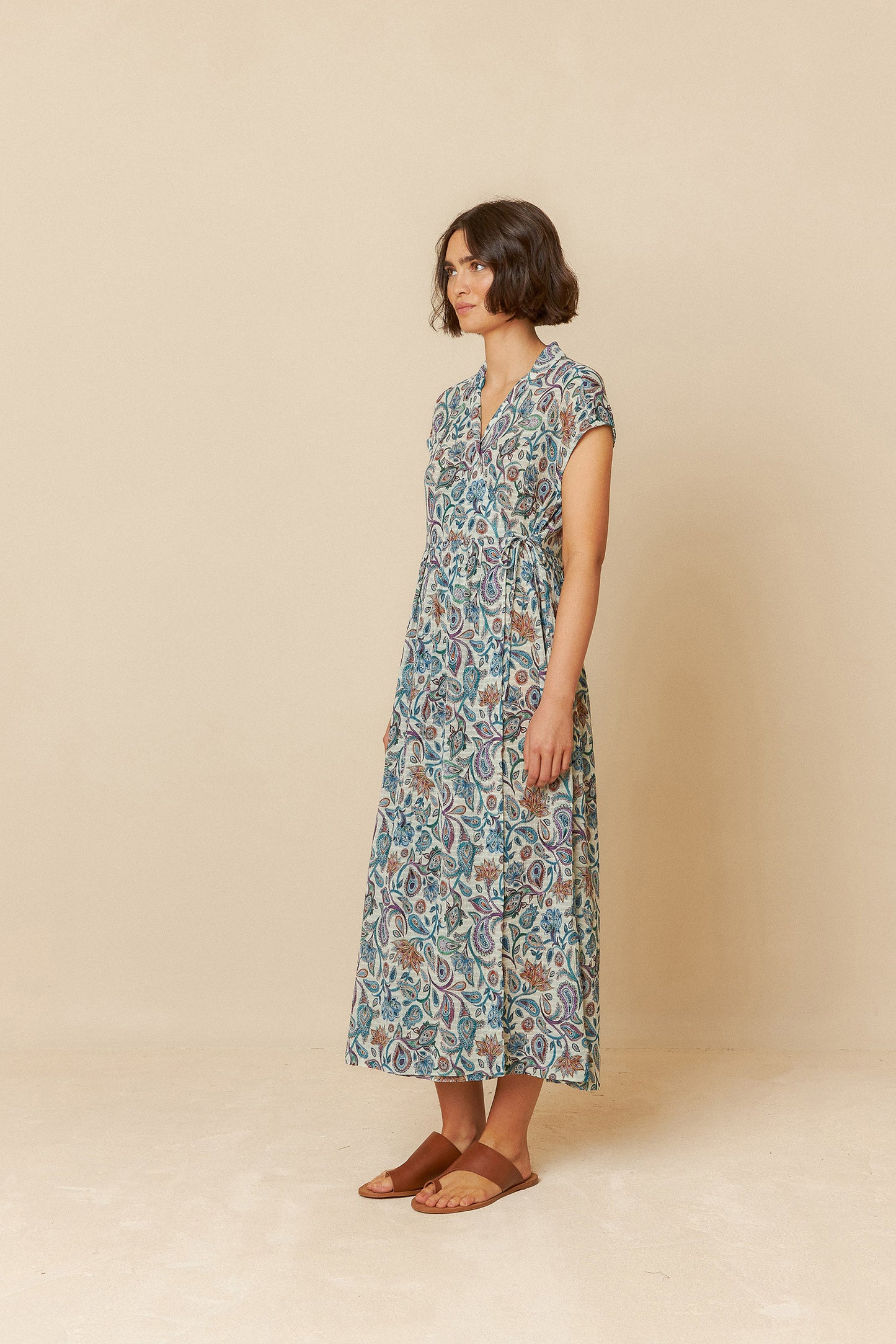 Paisley Wrap Dress