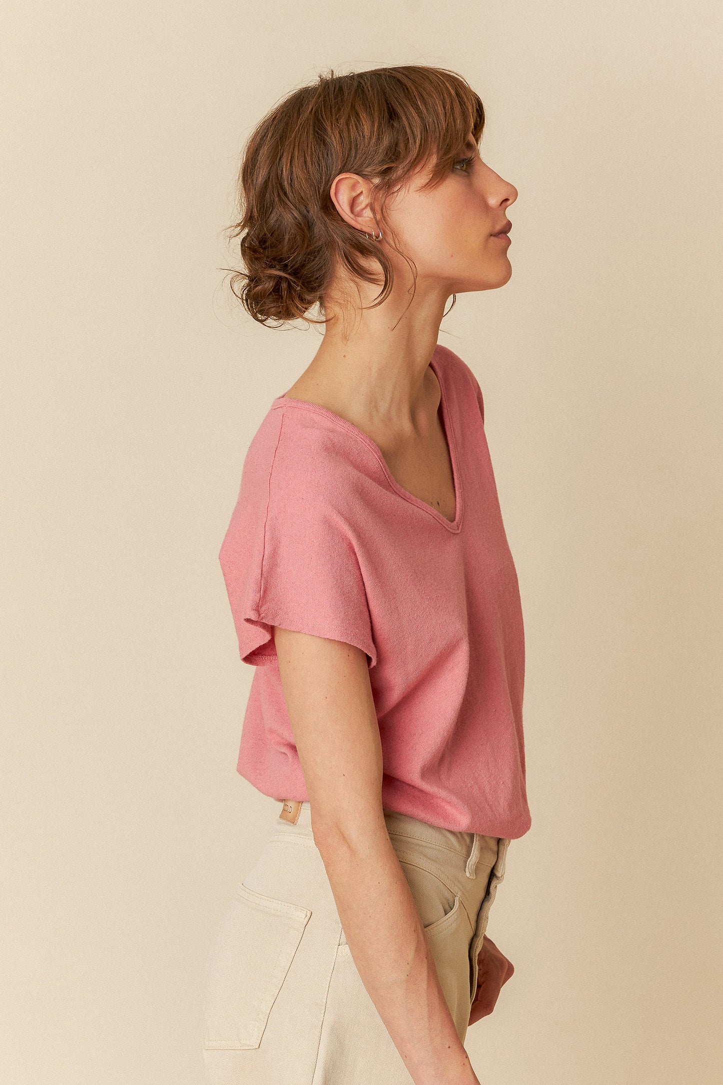 Cotton V-Neck Tee