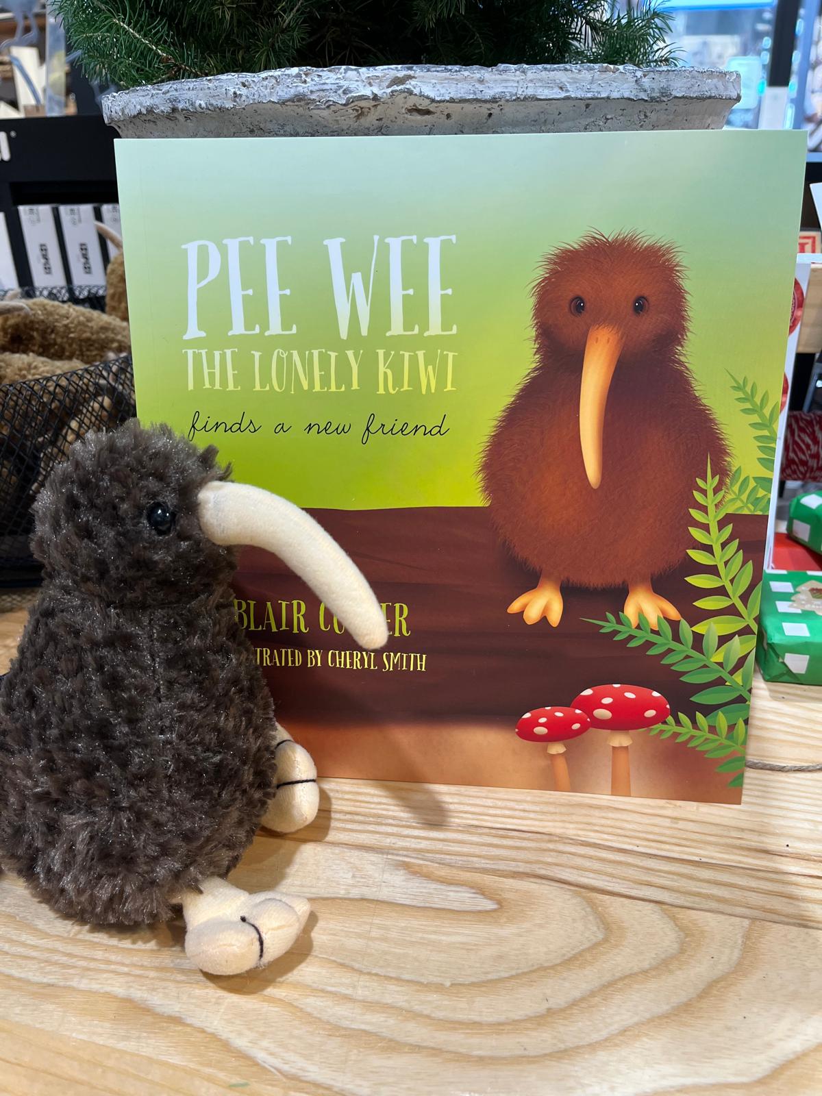 Pee Wee The Lonely Kiwi + Free Kiwi Toy