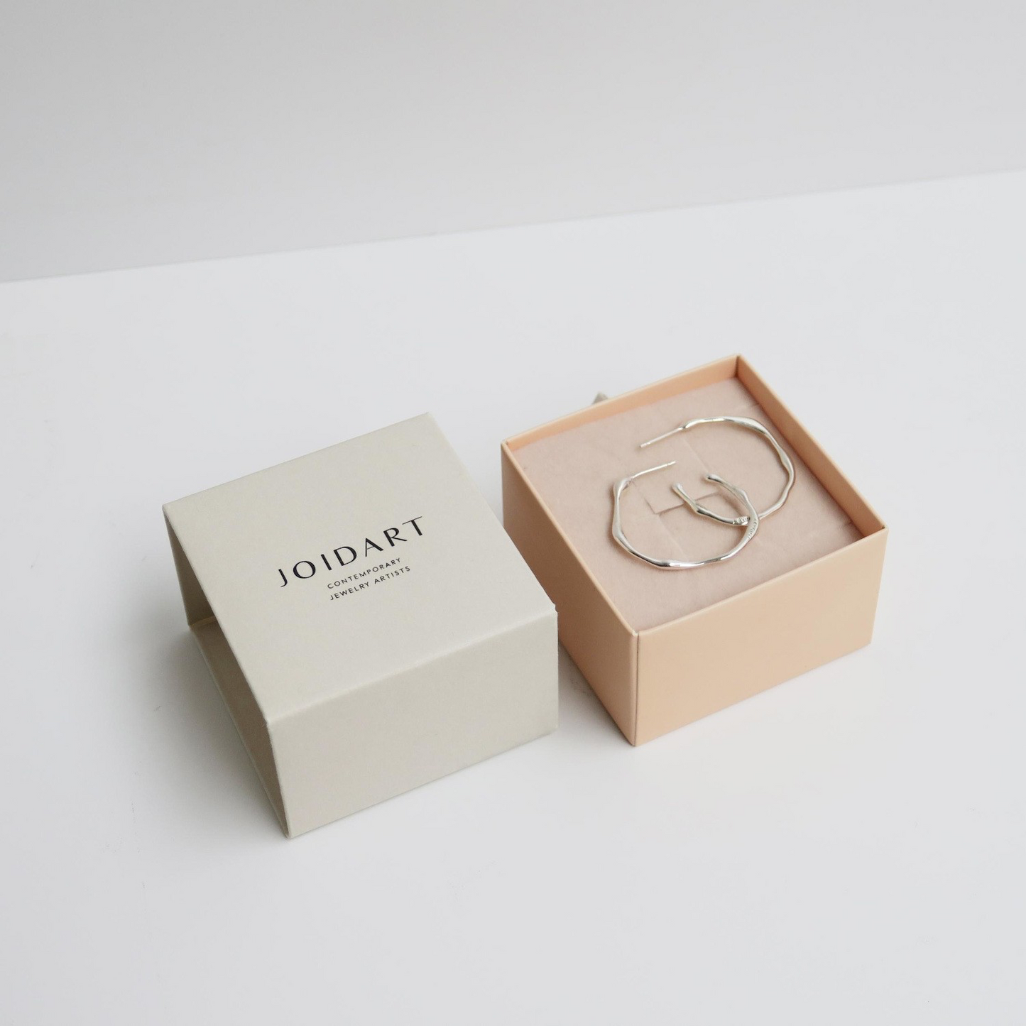 Clara Silver Hoops/ Circular/Medium