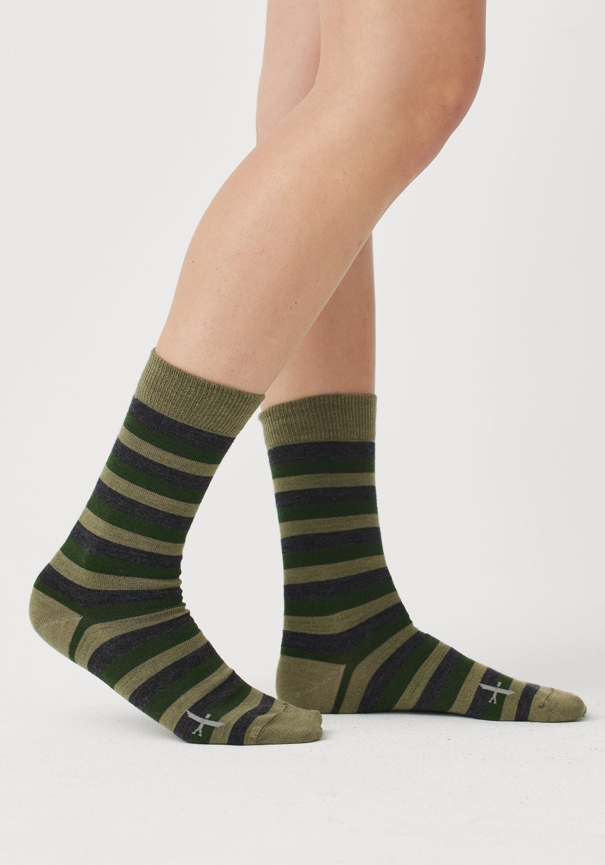 Wide Stripe Sock