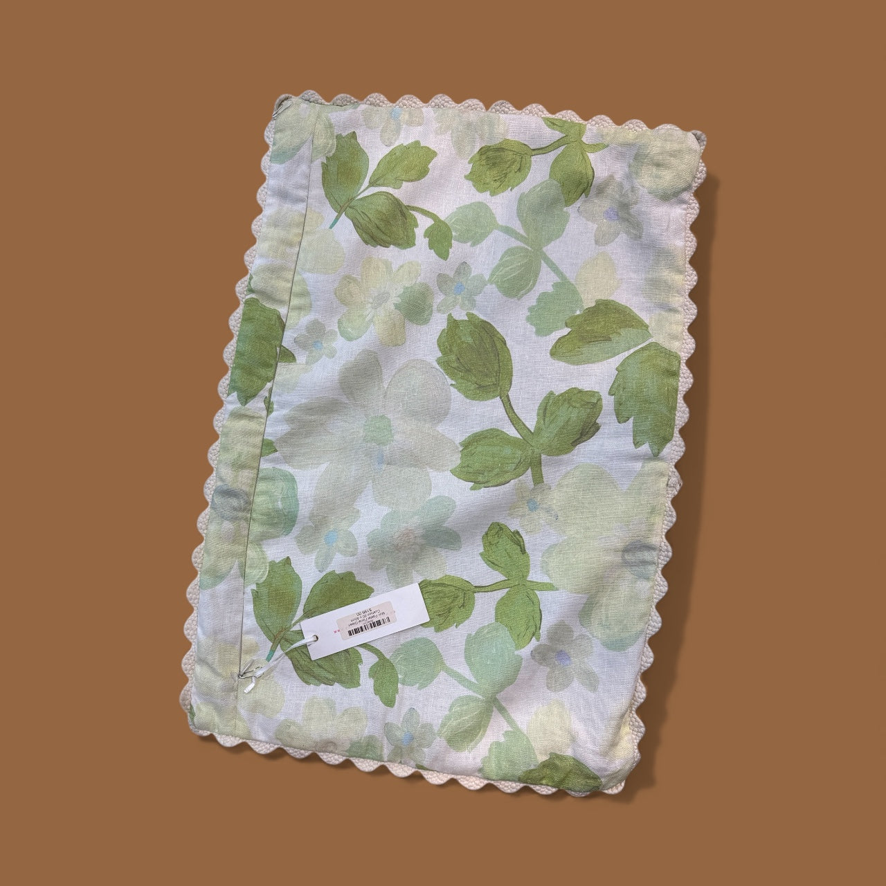 Mini Pastel Floral Green Cushion Cover 60 x 40cm