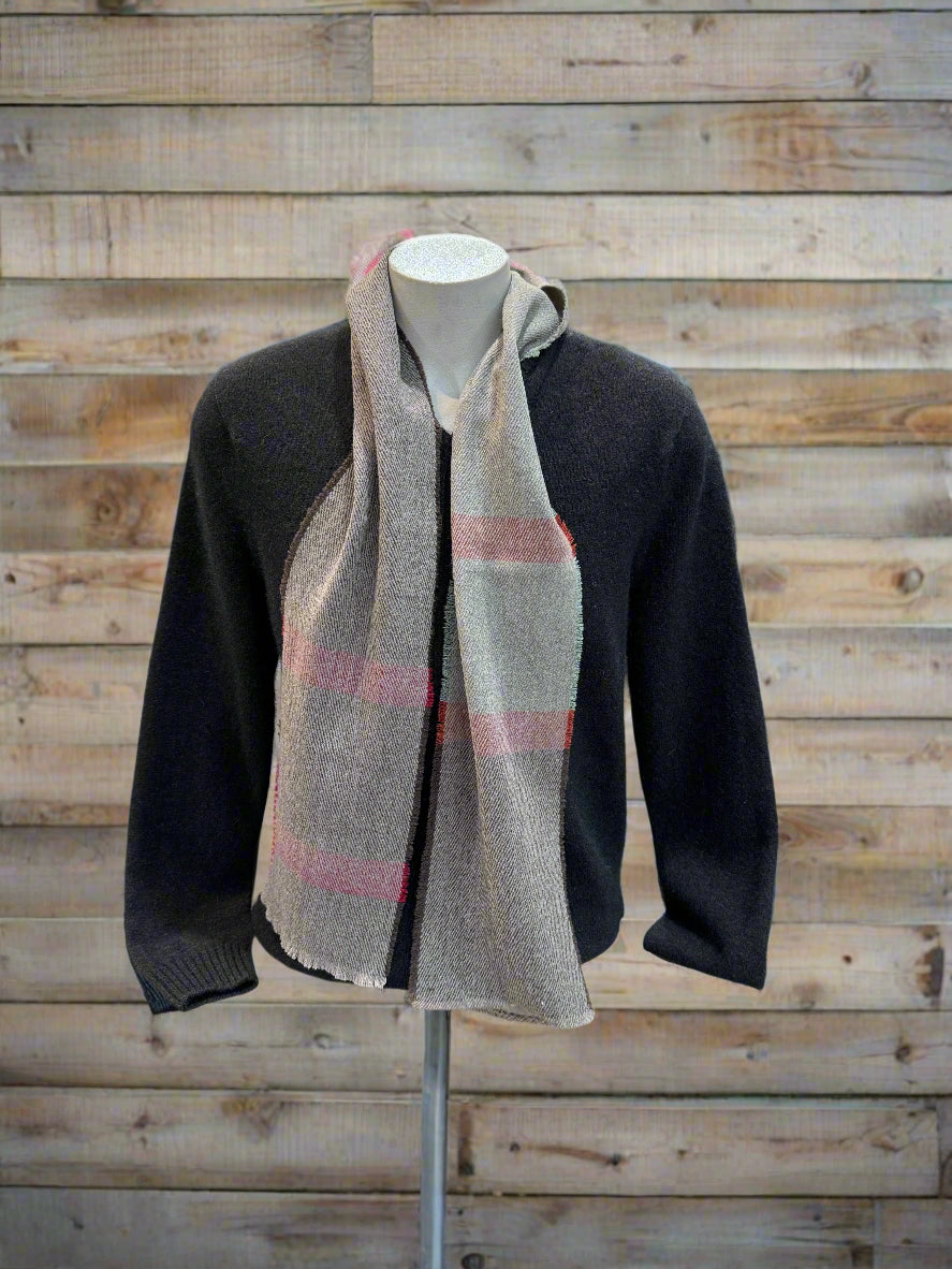 red and grey accent