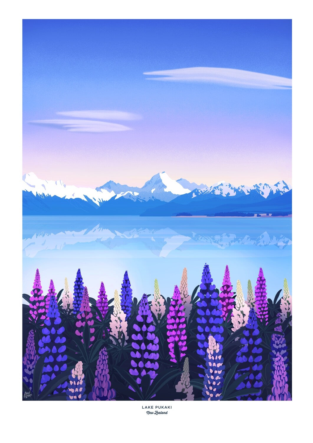 LoveThyLand Artwork - various sizes, towns and collections