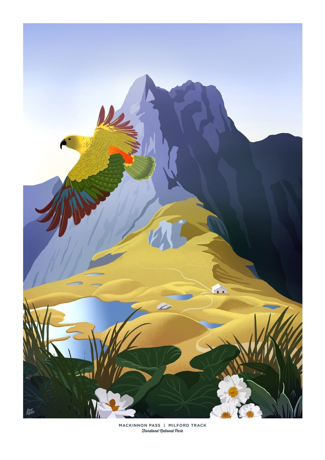 LoveThyLand Artwork - various sizes, towns and collections