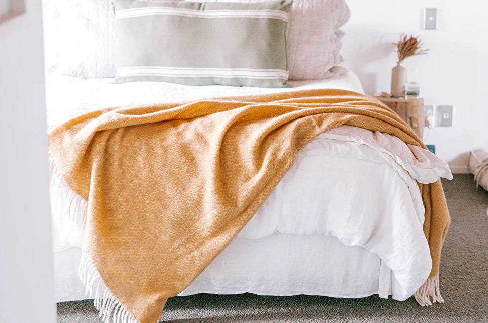 Lambswool Throws - Multiple colours