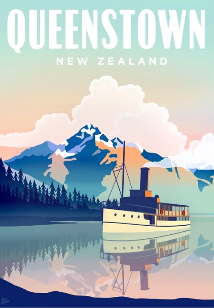 LoveThyLand Artwork - various sizes, towns and collections