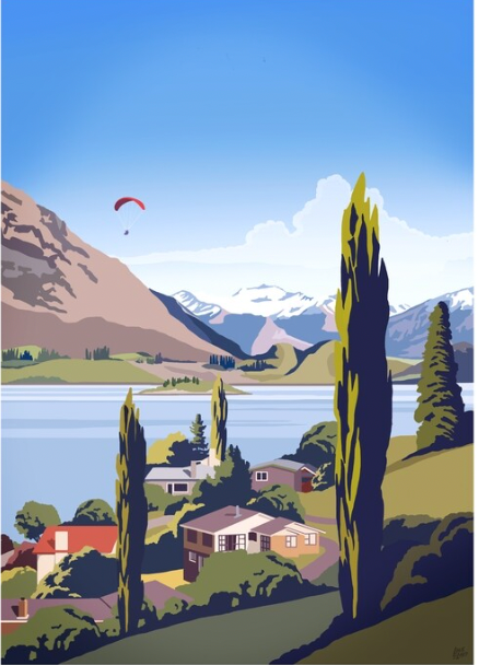 LoveThyLand Artwork - various sizes, towns and collections