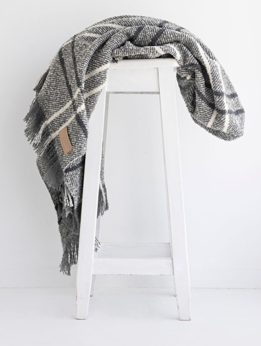 masterweave, boxed throw, blanket, lightweight, sustainable, contemporary colours, made in NewZealand, Shopology, wool twill throw, boucle yarn provides incredible softness, excellent gift for overseas, tourist, exclusively sourced & produced in New Zealand