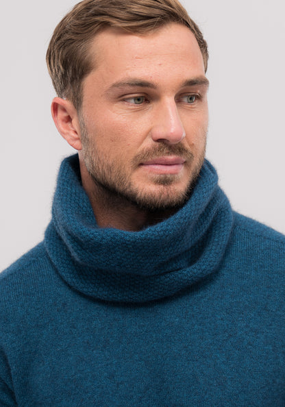 Exclusive Ecopossum blend, Untouched World, 50% merino, 40% possum & 10% mulberry silk blend, made in New Zealand, wool spun in New Zealand, premium blend of fine ZQ certified merino, brush tail possum, featherweight softness, luxurious combination of fibres, pill resistant, eco & sustainable, gift, New Zealand wool product, knitwear, wool, washable, tourist, sustainable, stylish, natural, merino yarn, lightweight, itch-free, fashion, scarf, unisex, shopology, local, Canterbury made, exclusive CBD, snood