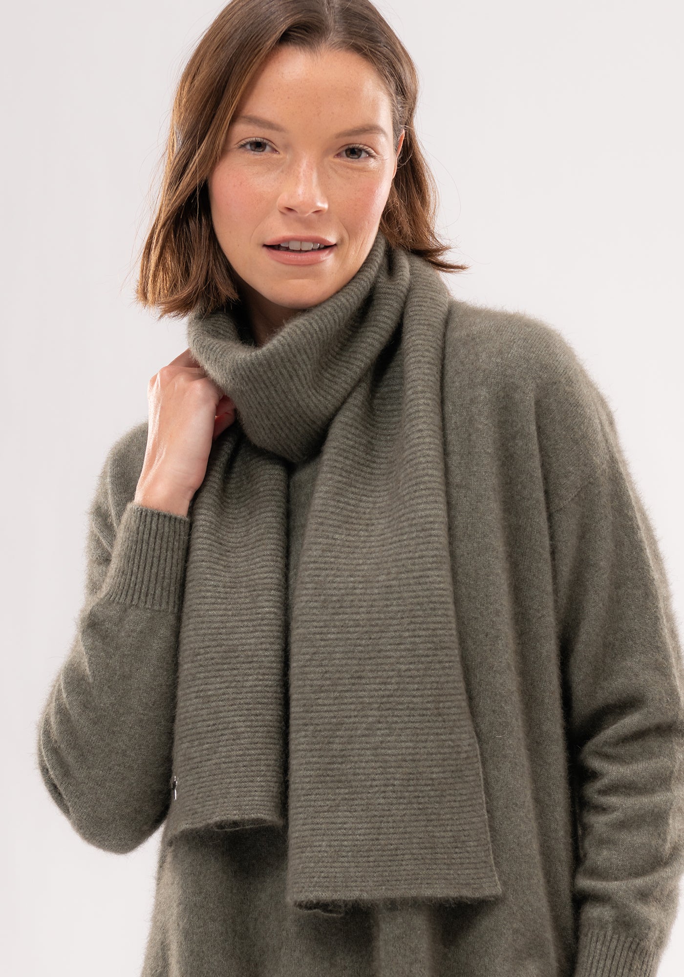 Luxurious Relax scarf, Untouched World, cashmere, possum & silk blend, eco & sustainable, Exclusive Kapua yarn, premium possum fibre blended with cashmere & mulberry Silk, luxuriously soft, lightweight, pill-resistant, itch free for sensitive skin, weightless warmth, pill-resistant, silky soft & comfortable, gift, women’s wear, knitwear, Made in New Zealand, stylish, washable, natural, eco-friendly, clothing, breathable, Shopology, unisex scarf, exclusive CBD, Canterbury made, local