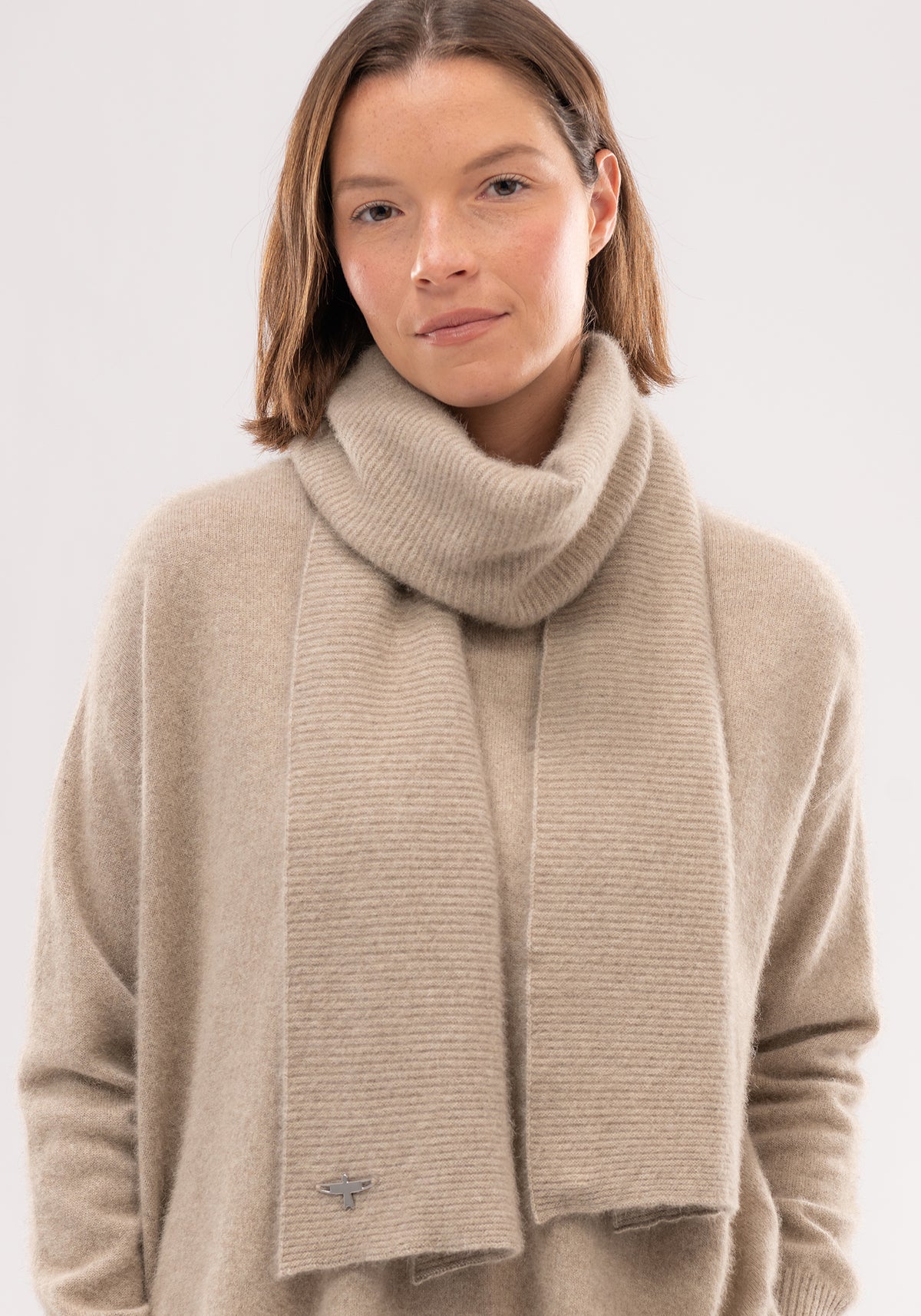 Luxurious Relax scarf, Untouched World, cashmere, possum & silk blend, eco & sustainable, Exclusive Kapua yarn, premium possum fibre blended with cashmere & mulberry Silk, luxuriously soft, lightweight, pill-resistant, itch free for sensitive skin, weightless warmth, pill-resistant, silky soft & comfortable, gift, women’s wear, knitwear, Made in New Zealand, stylish, washable, natural, eco-friendly, clothing, breathable, Shopology, unisex scarf, exclusive CBD, Canterbury made, local