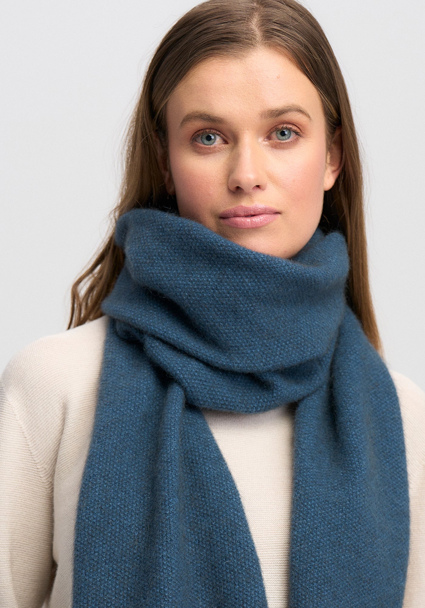 The Moss Scarf from Untouched World, available shopology Christchurch CBD.  Wrap up in the Moss Scarf that’s as fashionable as it is cosy. Made from luxurious Ecopossum, it’s super warm, soft and won’t itch, making it perfect for sensitive skin.  Made from Untouched World's exclusive Ecopossum™ blend of 50% Merino, 40% Possum and 10% Mulberry Silk Approximate dimensions: 25cm x 233cm Unisex Microplastic-free Made in New Zealand One Size