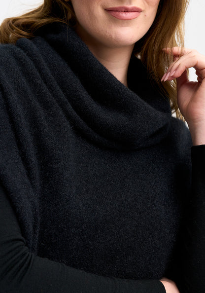MerinoMink - Cassie Belted Cape