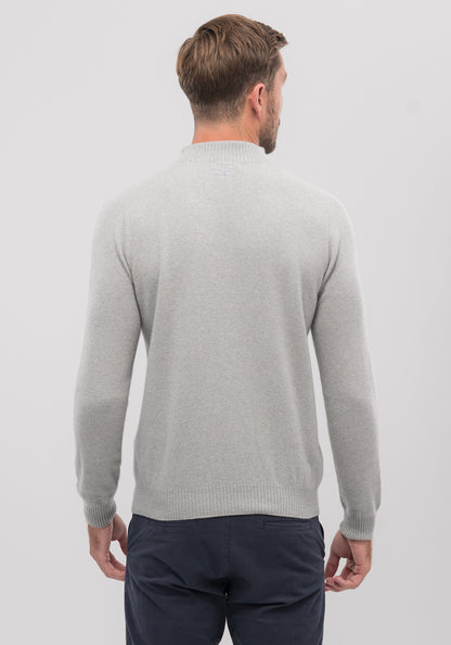 Untouched World, Cassum blend of merino, possum, cashmere & silk, luxurious, seasonal jumper, unisex, menswear, luxuriously soft, lightweight, pill-resistant, itch free for sensitive skin, weightless warmth, pill-resistant, silky soft & comfortable, gift, knitwear, Made in New Zealand, stylish, washable, natural, eco-friendly, clothing, breathable, biodegradable, Shopology, half-zip front jumper, Canterbury made, local, exclusive CBD, unisex
