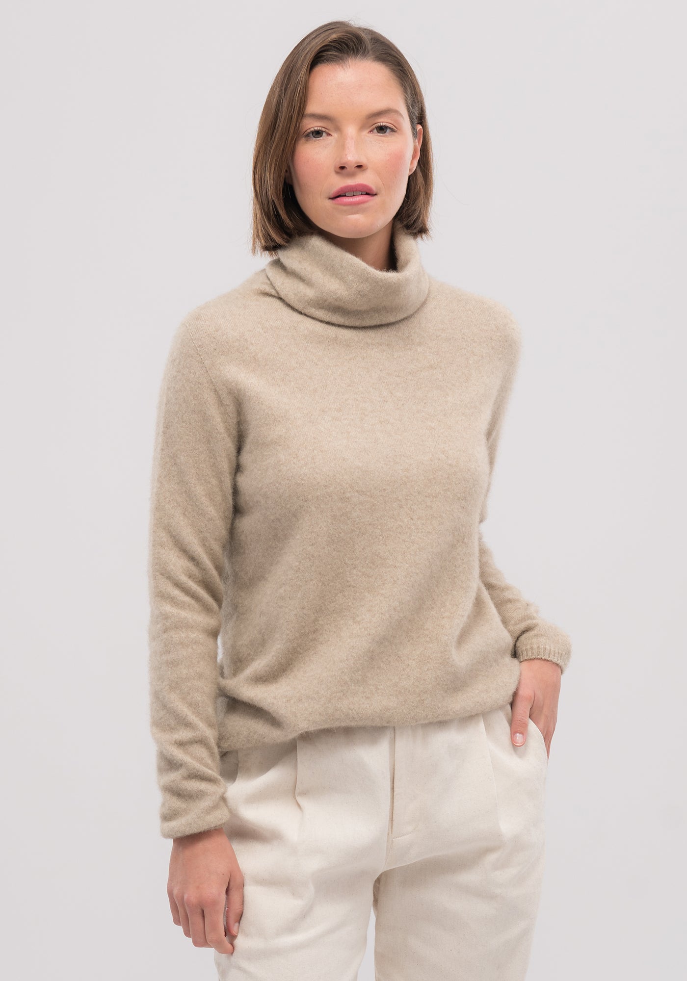 Untouched World, cashmere, possum & silk blend, eco & sustainable, Exclusive Kapua yarn, premium possum fibre blended with cashmere & mulberry Silk, luxuriously soft, lightweight, pill-resistant, itch free for sensitive skin, weightless warmth, pill-resistant, silky soft & comfortable, gift, women’s wear, knitwear, Made in New Zealand, stylish, washable, natural, eco-friendly, clothing, breathable, biodegradable, Shopology, float sweater, roll neck, exclusive CBD, local, Canterbury made