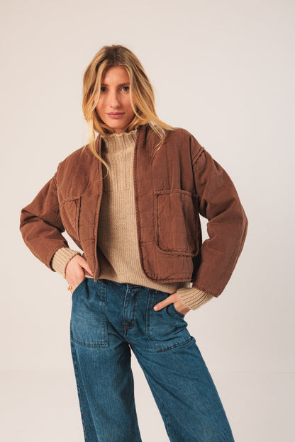 Quilted Kimono Jacket