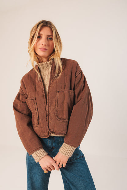 Quilted Kimono Jacket