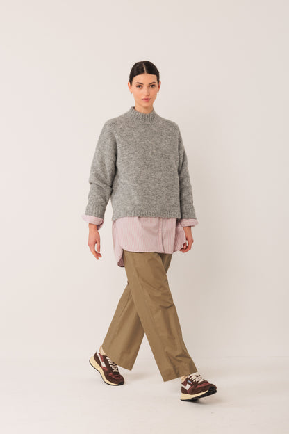 Oversized Striped Shirt