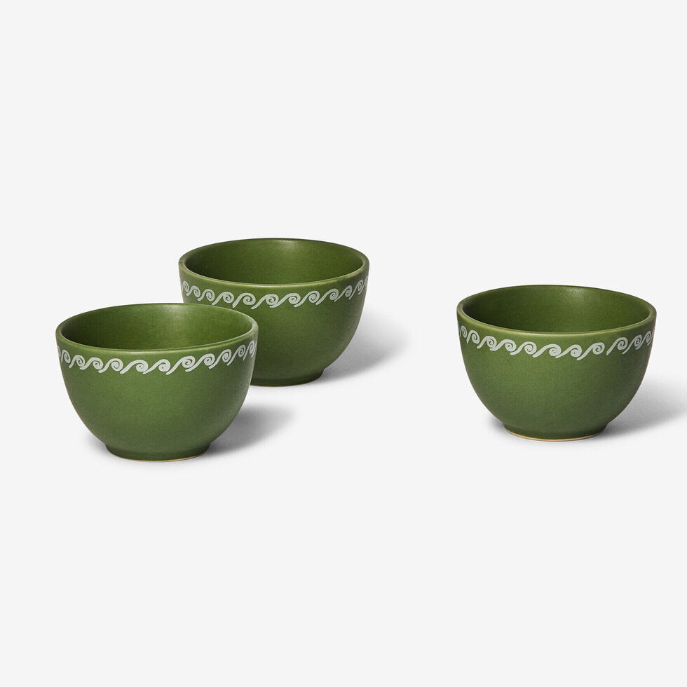 Vines Green Small Bowl
