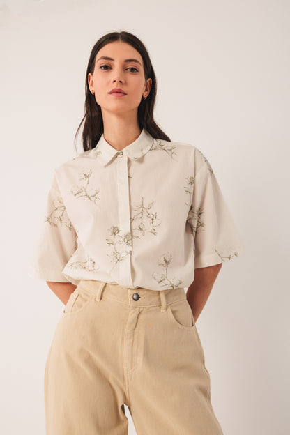 Printed Poplin Shirt