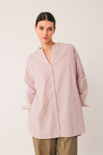 Oversized Striped Shirt