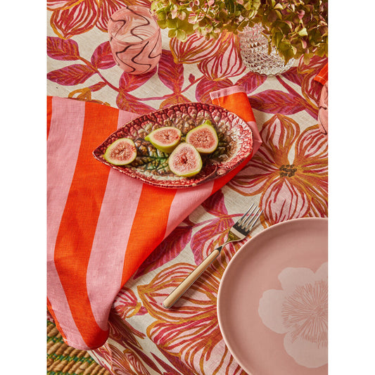 Bold Stripe Sorbet Linen Napkins- Set of 4