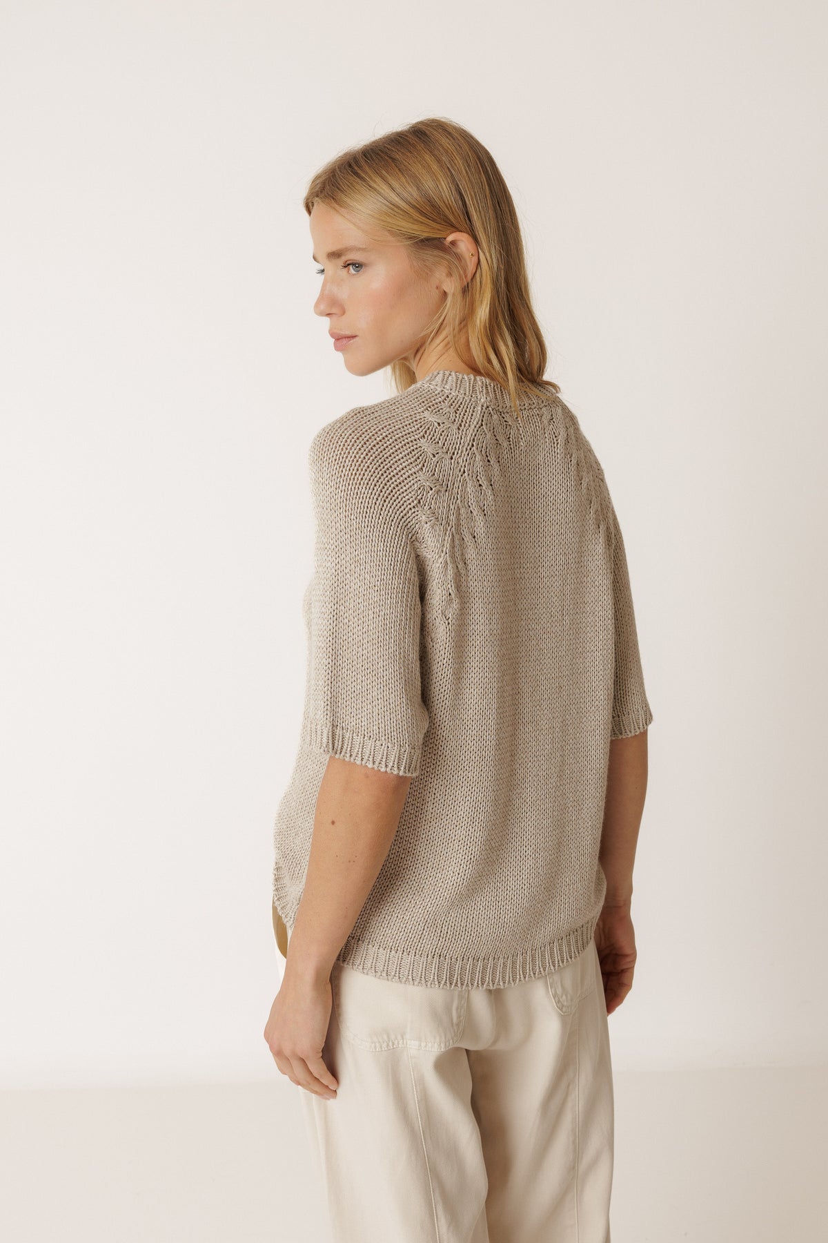 Ribbon-Stitch Sweater