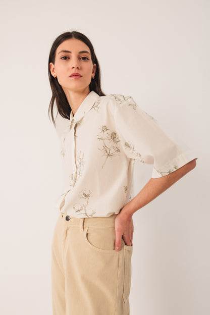 Printed Poplin Shirt