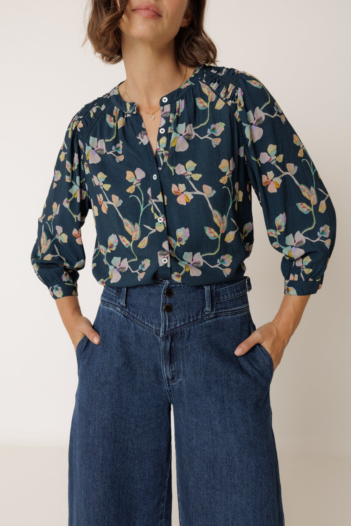 Ruched Detail Shirt