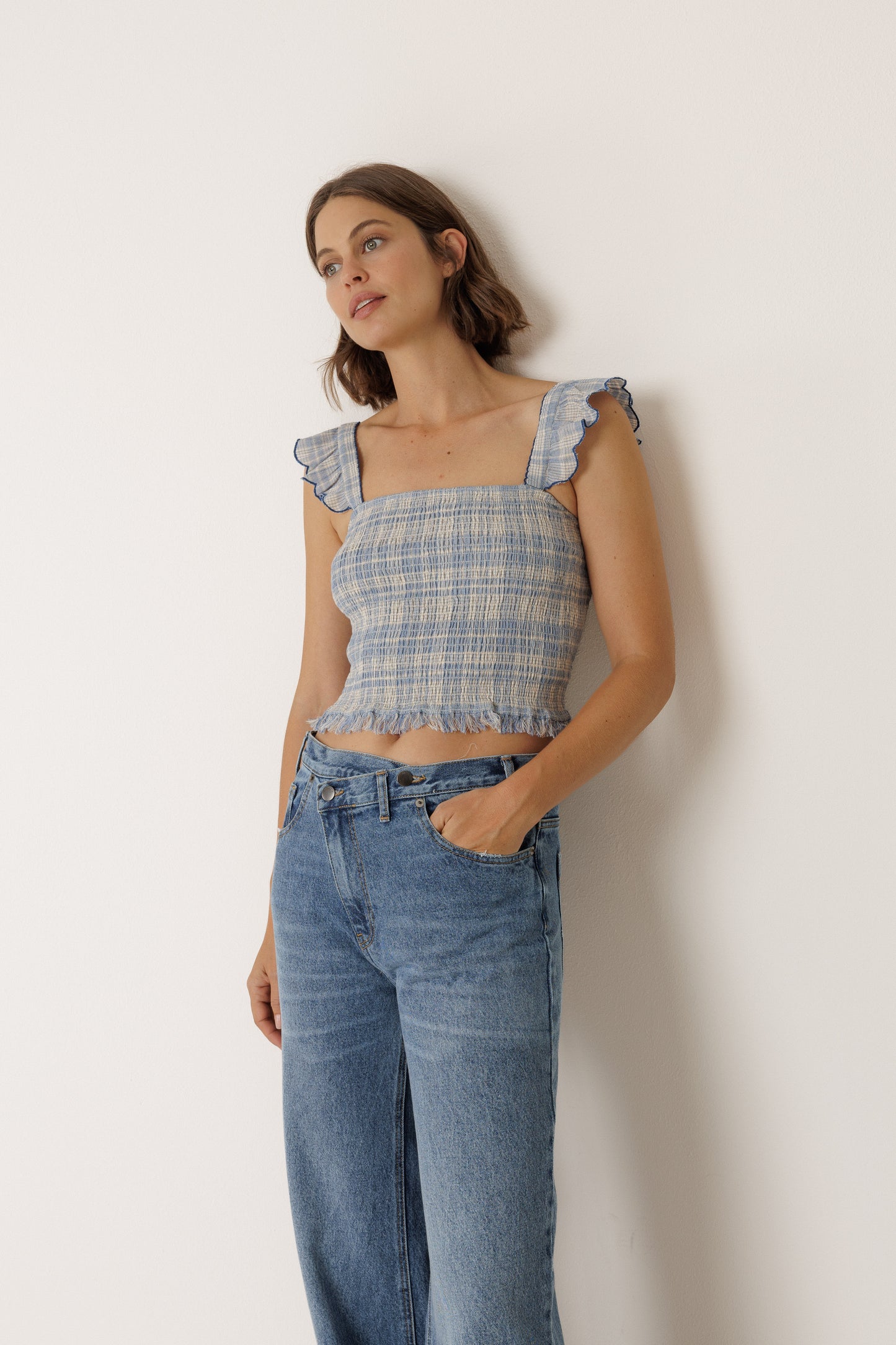 Square Neck Crop Top