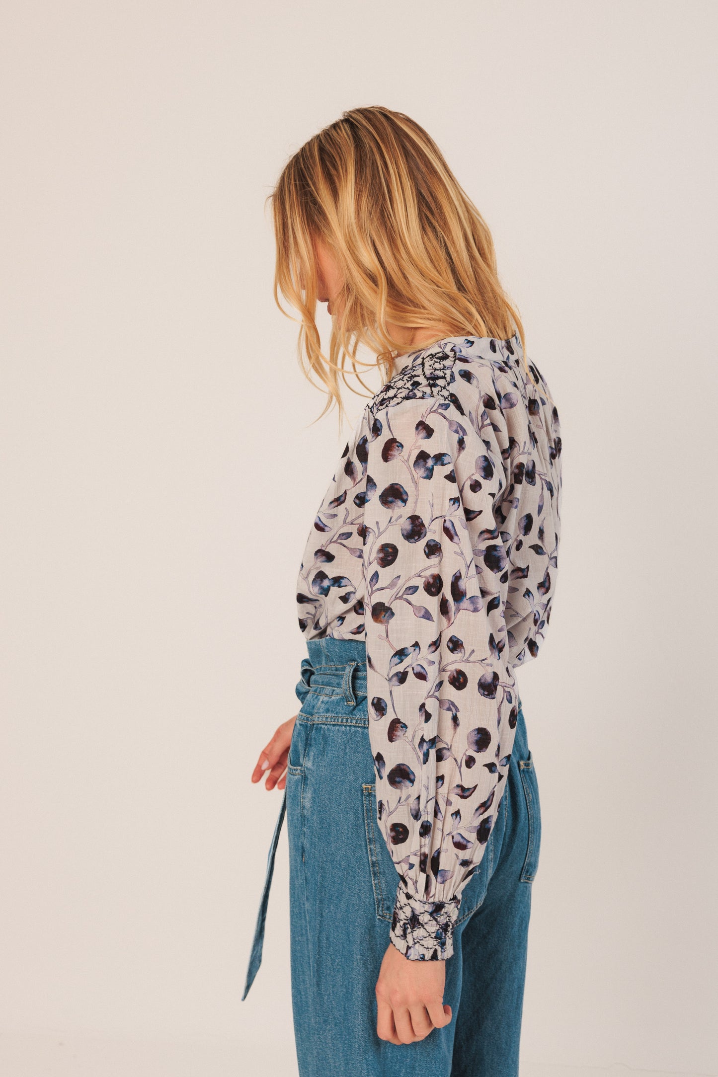 Anna- Long Sleeve Cotton Shirt