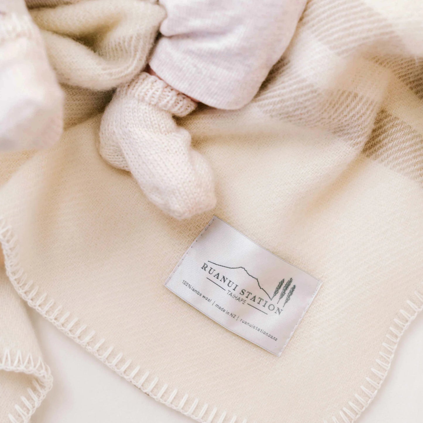 Batley's Beige Baby Blanket