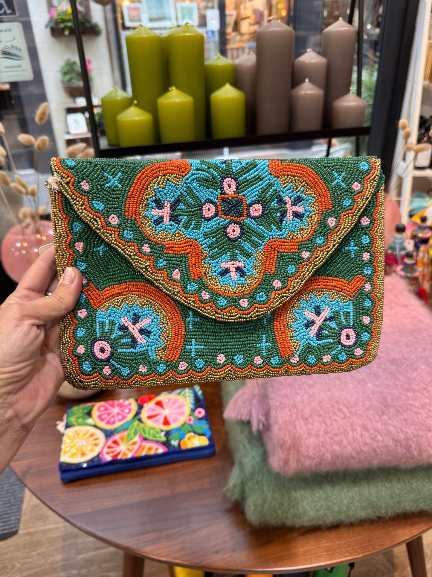 Beaded Clutch